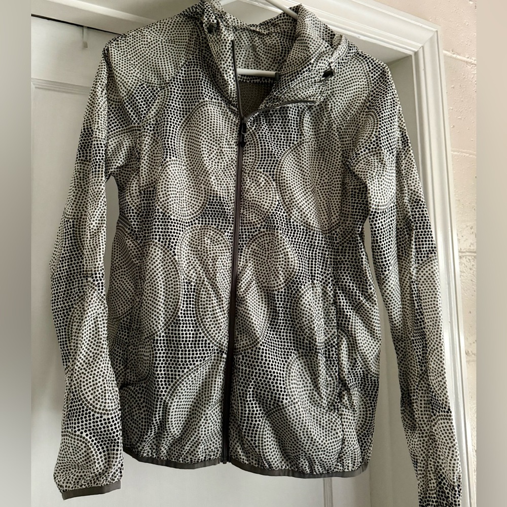 Disney Uniqlo Monochrome Patterned Mickey Head  Windbreaker Jacket